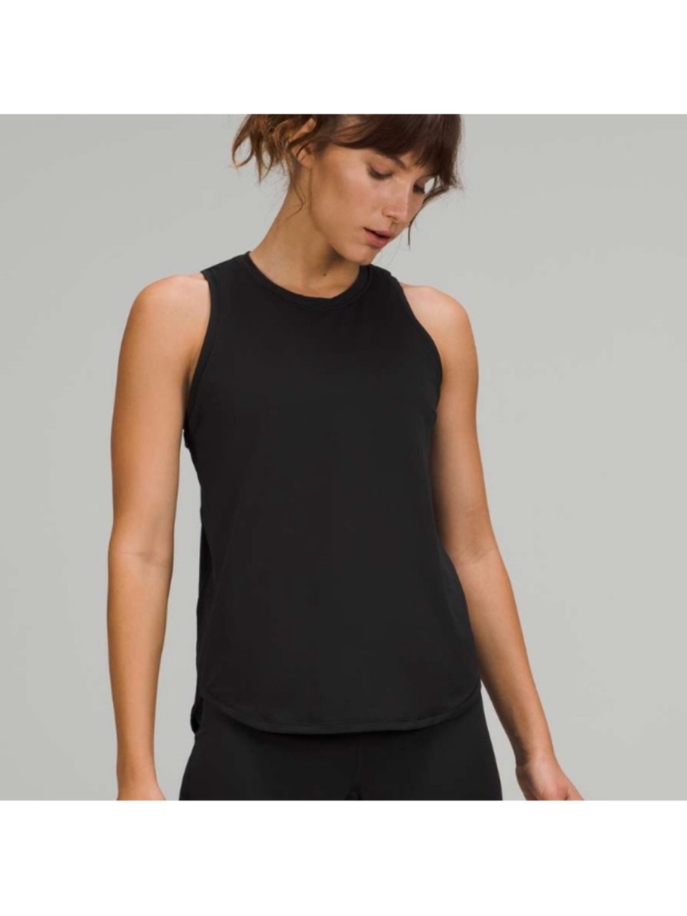 Lululemon High Neck Running and Training Tank Top - Black